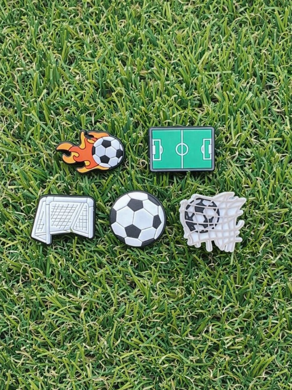 Set of 5 Soccer Shoe Charms